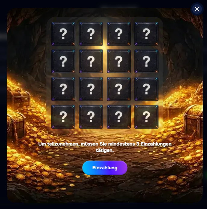 Tägliches Bonus-Boom-Angebot im Online-Slot-Casino Wizardo.